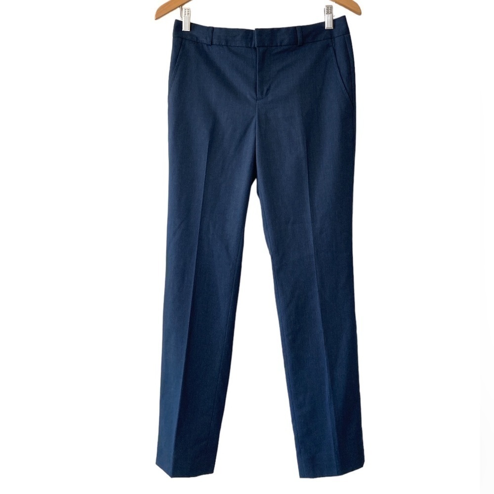 NWT Banana Republic Dark Navy Straight Leg Trousers